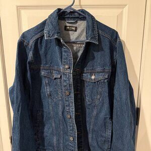 Line of Trade Mens Jean Jacket (Size Large)